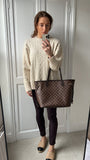 Louis Vuitton Neverfull MM Damier Ebene Cherry Interior (RRP £1,410)