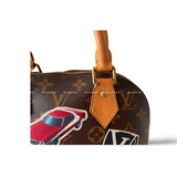 Louis Vuitton Alma BB Monogramm-Canvas Brown Bag Gold Hardware