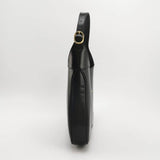 Gucci Jackie 1961 Medium Black Leather Bag with Adjustable Strap