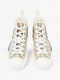 Christian Dior B23 High Top  White / Grey Oblique  Mesh EU 40 UK 7