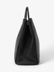 Christian Dior Diorissimo Satchel Black Calfskin Leather Large