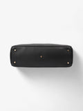 Christian Dior Diorissimo Satchel Black Calfskin Leather Large