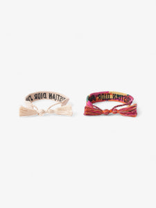 Christian Dior J'ADior Friendship Bracelet Set Multicoloured Cotton