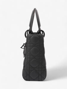 Christian Dior Lady Dior MyABCDior Bag Ultramatte Black Calfskin Leather Small