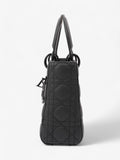 Christian Dior Lady Dior MyABCDior Bag Ultramatte Black Calfskin Leather Small