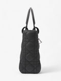 Christian Dior Lady Dior MyABCDior Bag Ultramatte Black Calfskin Leather Small