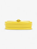 Christian Dior Bobby East West Yellow Calfskin Leather