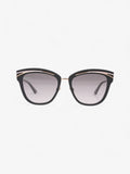 Christian Dior Matte Framed Sunglasses Black / Gold Acetate 140mm