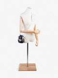 Christian Dior Vibe Bucket Bag Navy Blue / White Leather Micro