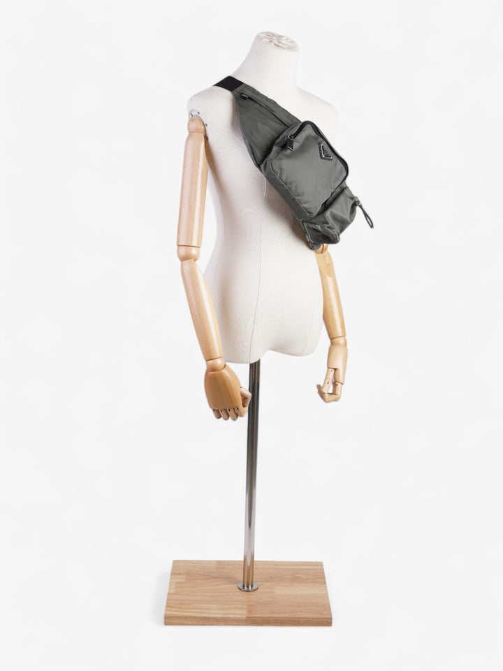 Prada Belt Bag Green / Black Re Nylon