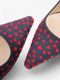 Christian Dior J'ADior Slingback Pump 65 Navy / Red Technical Fabric EU 41.5 UK 8.5