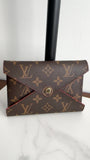 Louis Vuitton Monogram Canvas Red Kirigami Envelope Pouch MM