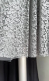 Christian Dior Grey Lace Long Full Skirt - 28" waist
