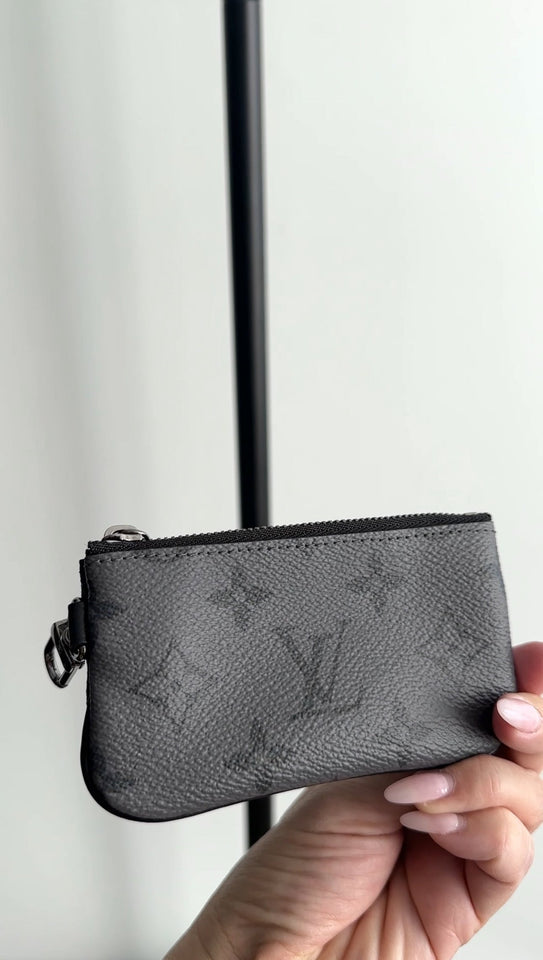 Louis Vuitton Monogram Eclipse Reverse Key Holder Pouch