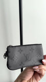 Louis Vuitton Monogram Eclipse Reverse Key Holder Pouch