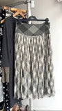 Christian Dior Grey Check Tulle Skirt - 8