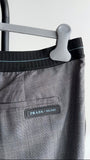 Prada Grey Check Trousers with Logo Band - IT46 / USA 10 / L