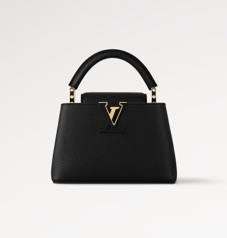 Louis Vuitton capucines mini black