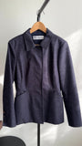 Christian Dior Navy Textured Zip Jacket - 8/10