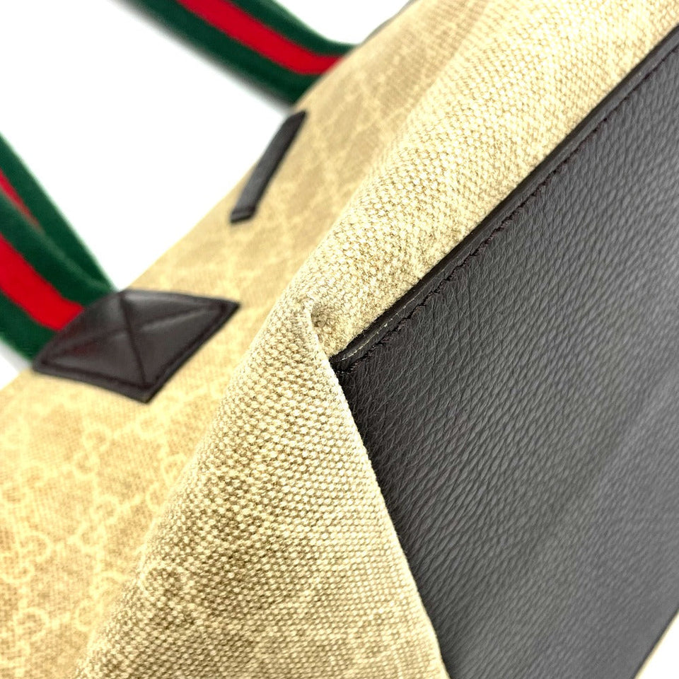 Gucci Tote Bag 374433 GG canvas beige GG Sherry line Women