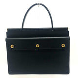 Burberry Handbag leather black Square type Handbag unisex(Unisex)