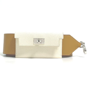 Hermes Shoulder strap Swift, Epsom beige bandouliere Bag strap Women