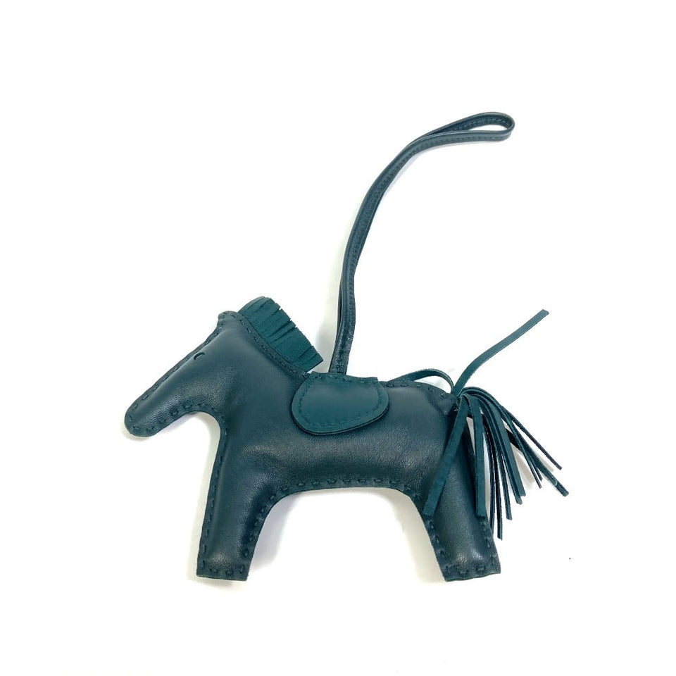 Hermes Bag charm Anyo Miro green horse horse cheval Rodeo MM So Green One Color Women