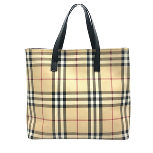 Burberry Tote Bag PVC / Leather beige check
