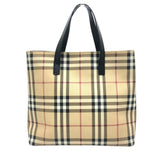 Burberry Tote Bag PVC / Leather beige check