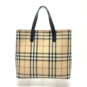 Burberry Tote Bag PVC / Leather beige check