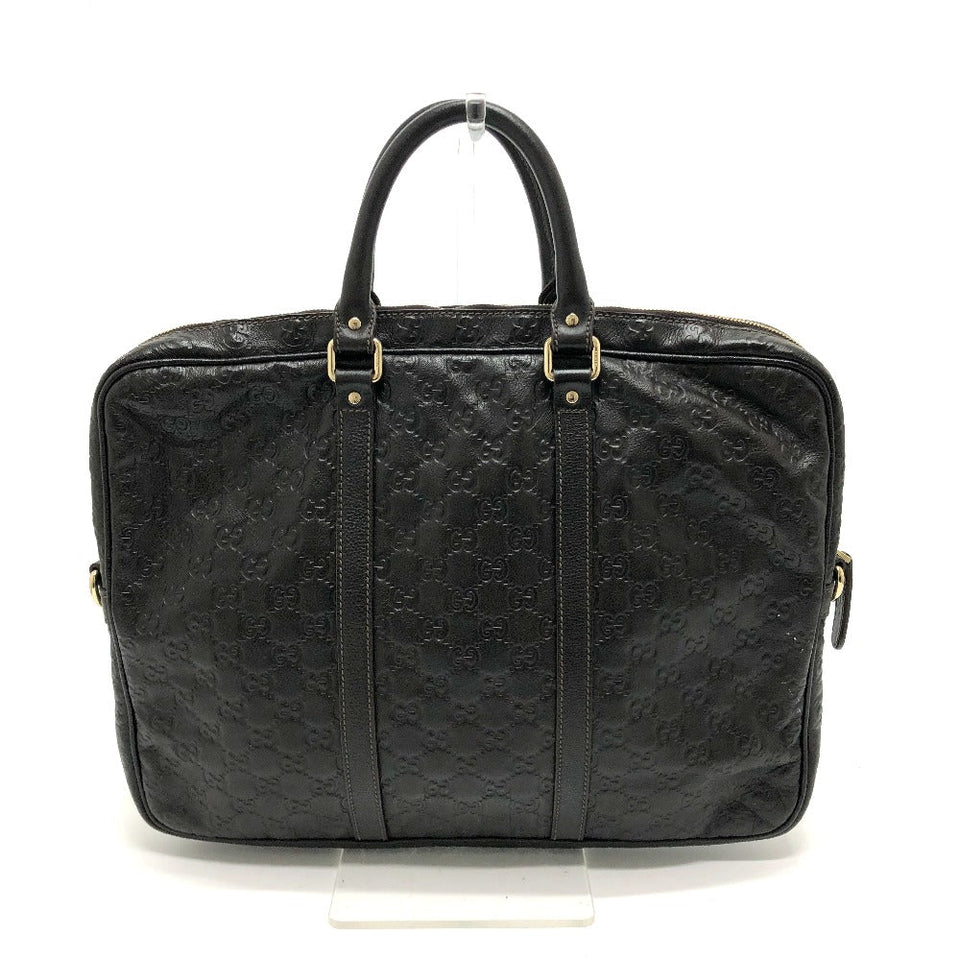 Gucci Briefcase 201480 leather Brown Sima line Handbag mens