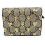 Gucci Folded wallet 508057 GG Supreme Canvas beige GG BEE BEE mens
