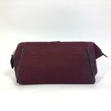 Hermes Clutch bag canvas Bordeaux Women
