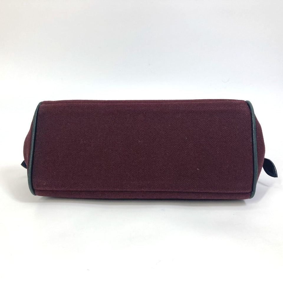 Hermes Clutch bag canvas Bordeaux Women