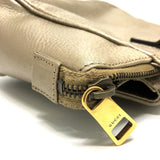 Gucci Handbag 282481 leather gold GG Double G Detail Women