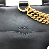 Gucci Backpack 432266 leather black Studs Animalie Women