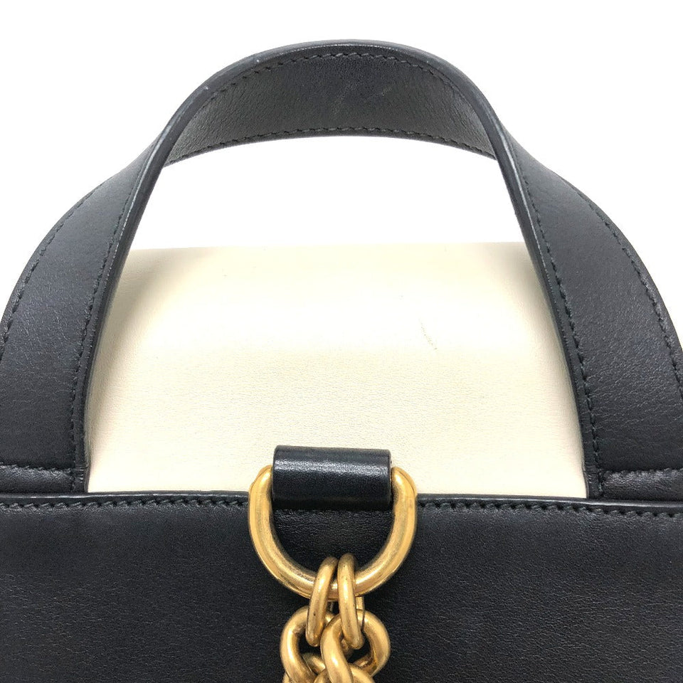 Gucci Backpack 432266 leather black Studs Animalie Women