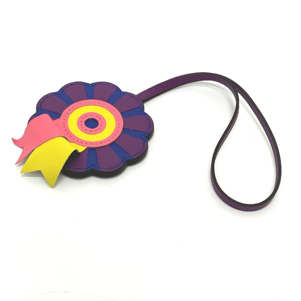 Hermes Bag charm Anyomilo / Epsom purple flour Limited to Omotesando Women