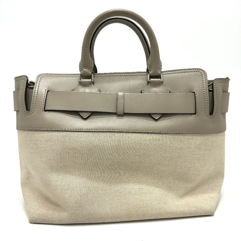 Burberry Handbag 4076673 Canvas / leather beige Belt bag medium Women
