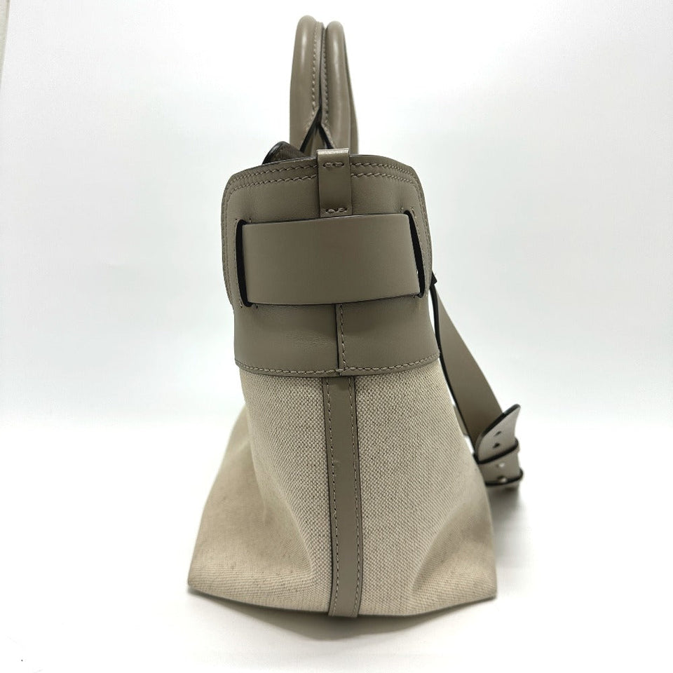 Burberry Handbag 4076673 Canvas / leather beige Belt bag medium Women