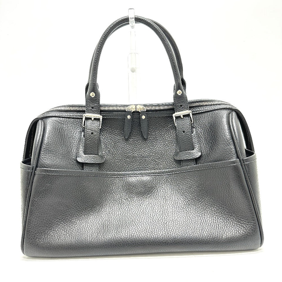 Burberry Boston Duffel bag leather black Shoulder bag/logo Handbag unisex(Unisex)