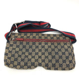 Gucci Waist bag 28566 GG canvas / leather Red GG/logo Sling bag mens