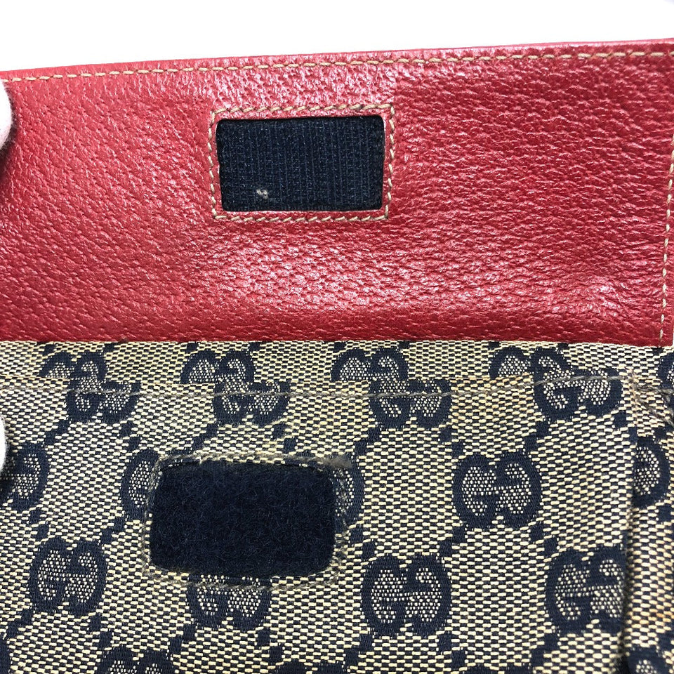 Gucci Waist bag 28566 GG canvas / leather Red GG/logo Sling bag mens