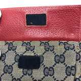 Gucci Waist bag 28566 GG canvas / leather Red GG/logo Sling bag mens