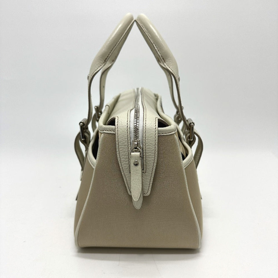 Burberry Handbag Nylon beige check Mini Boston Duffel bag Women