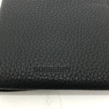 Burberry Folded wallet 8043377 leather black logo Wallet mens