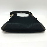 Gucci Handbag 145826 GG canvas / leather black GG Horsebit Women