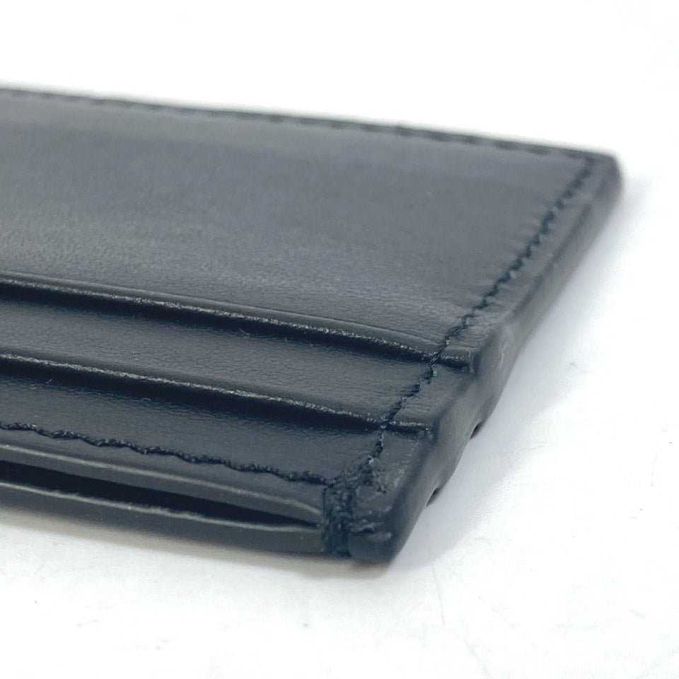 Gucci Card Case 547596 leather black logo name card holder mens