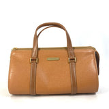 Burberry Handbag leather Brown logo Inner check Women