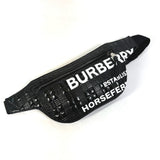 Burberry Sling bag 8028160 enamel enamel leather black logo BRUMMELL horse ferry HOSEFEY mens